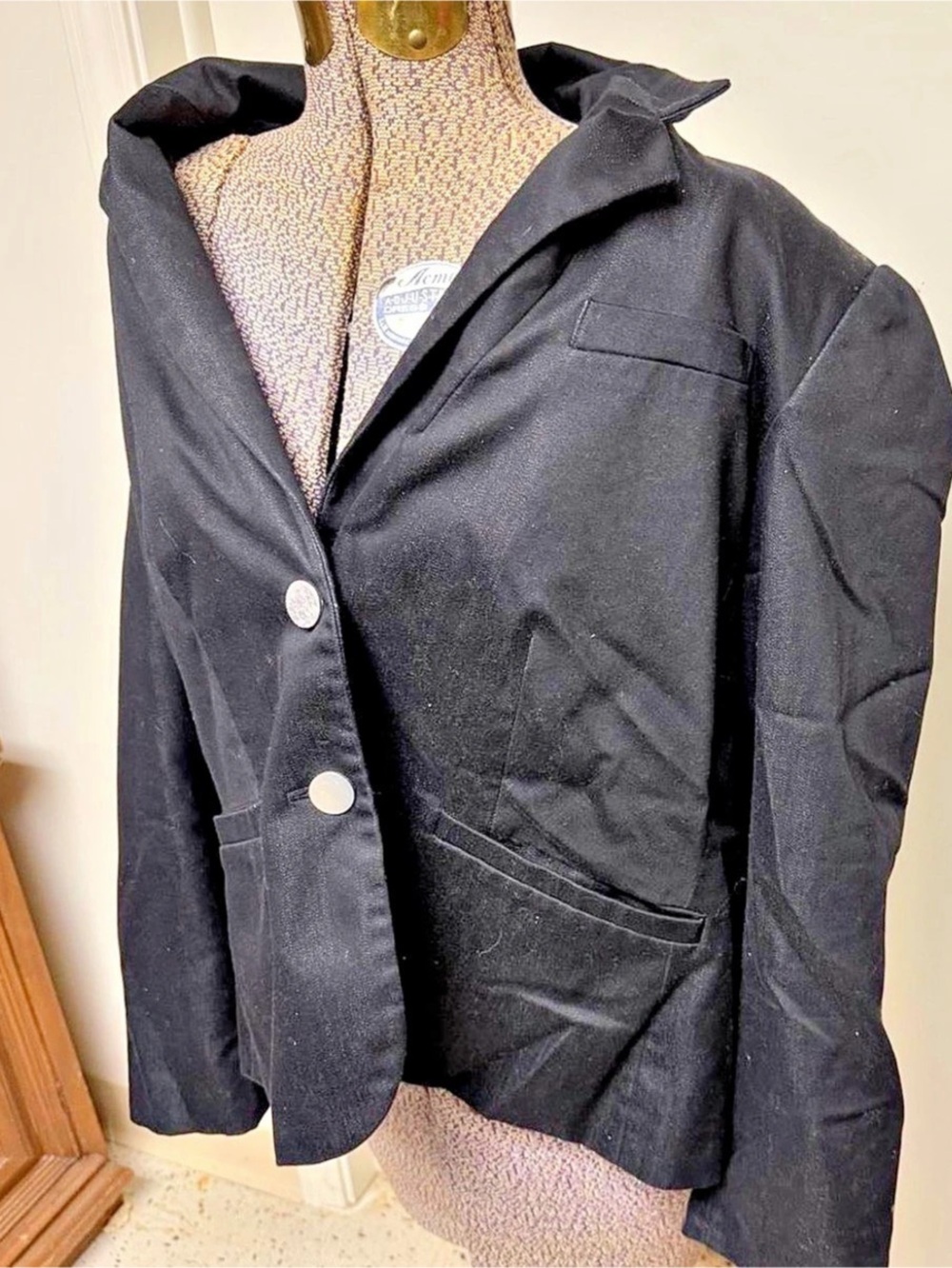 Calvin Klein Black Blazer Size 18W Like New